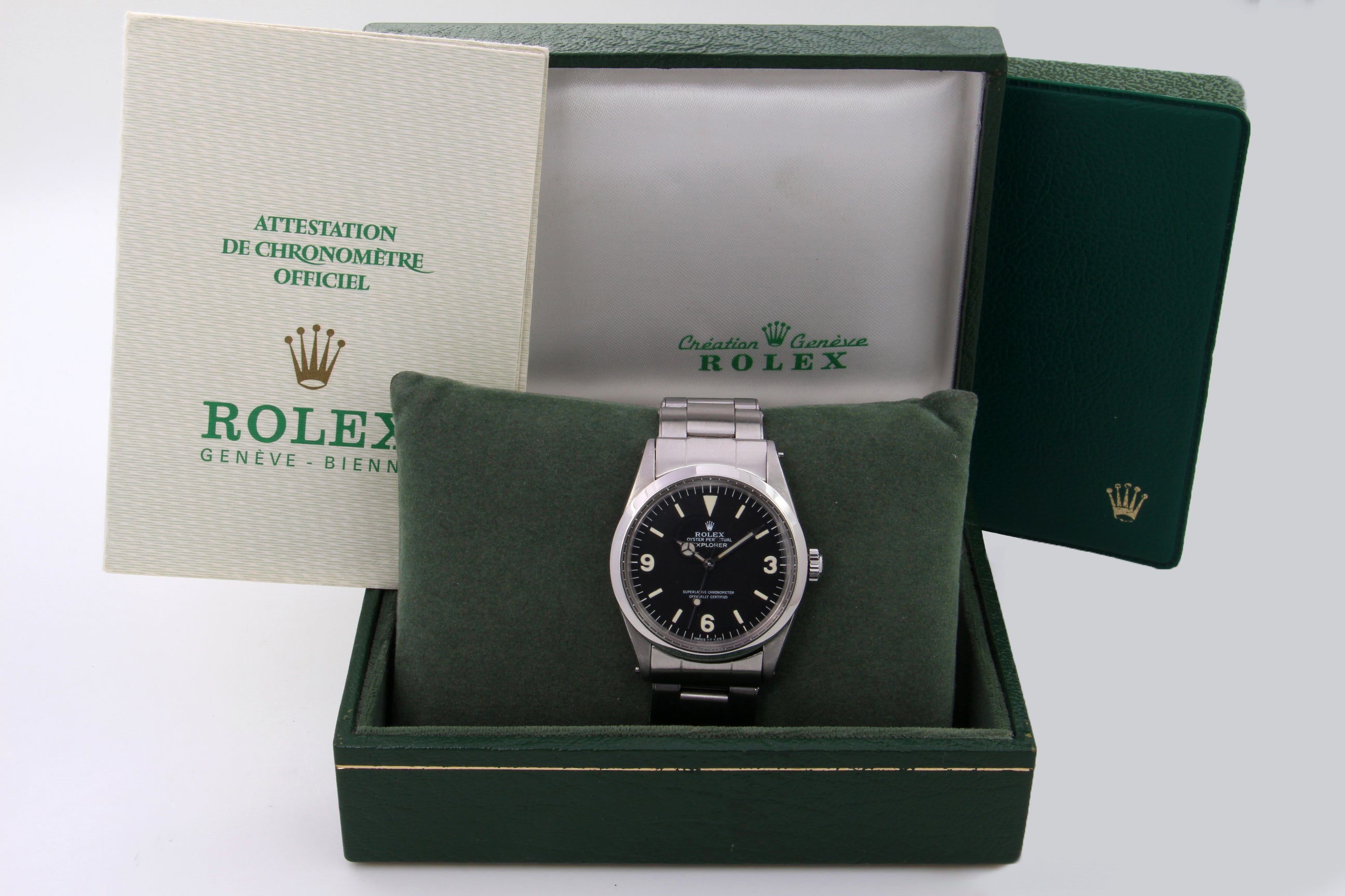 Rolex Explorer 1016 quadrante Matt del 1973 FULL SET Italia