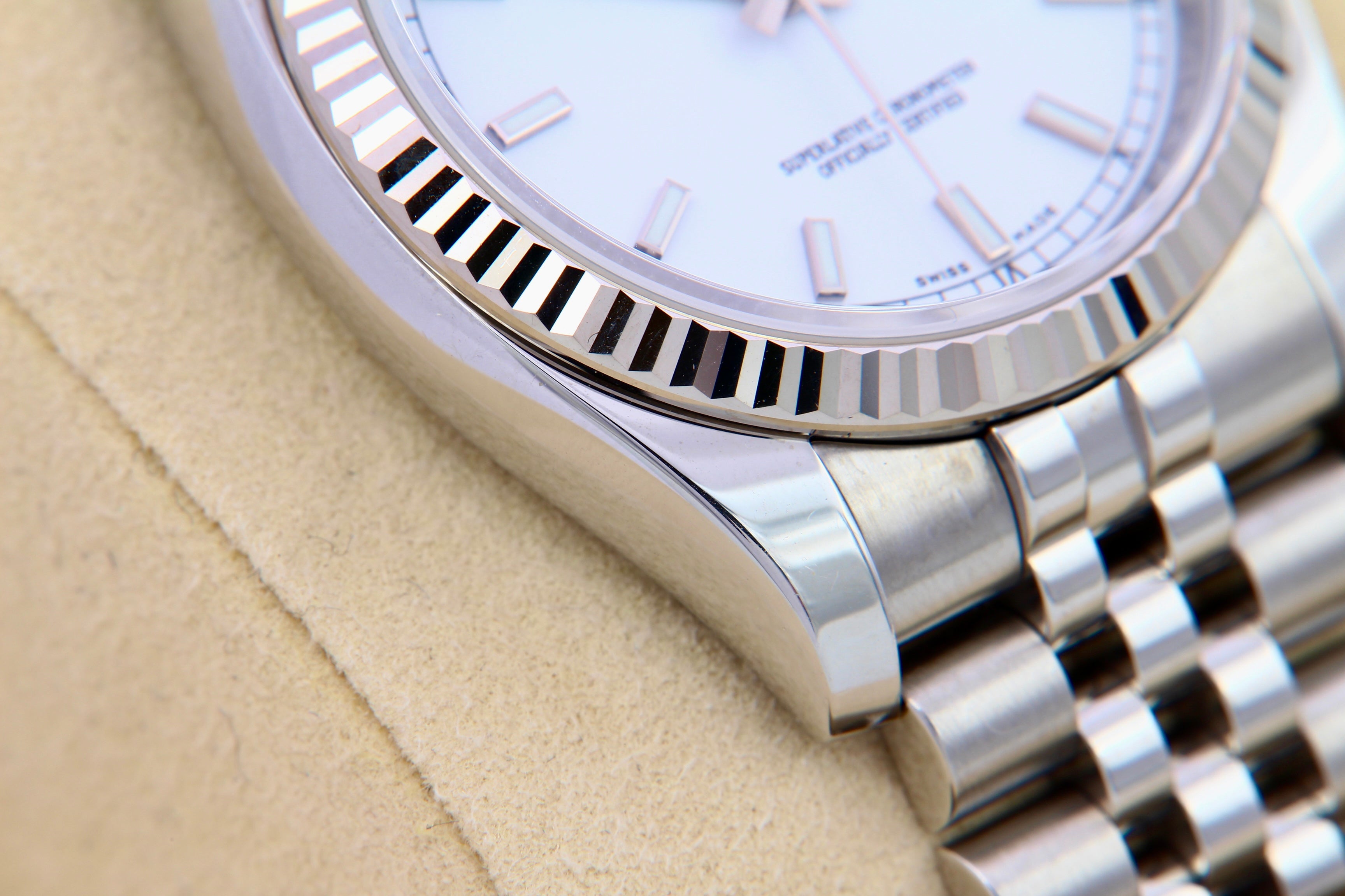 Rolex Datejust 116234 36mm quadrante bianco Roulette del 2007