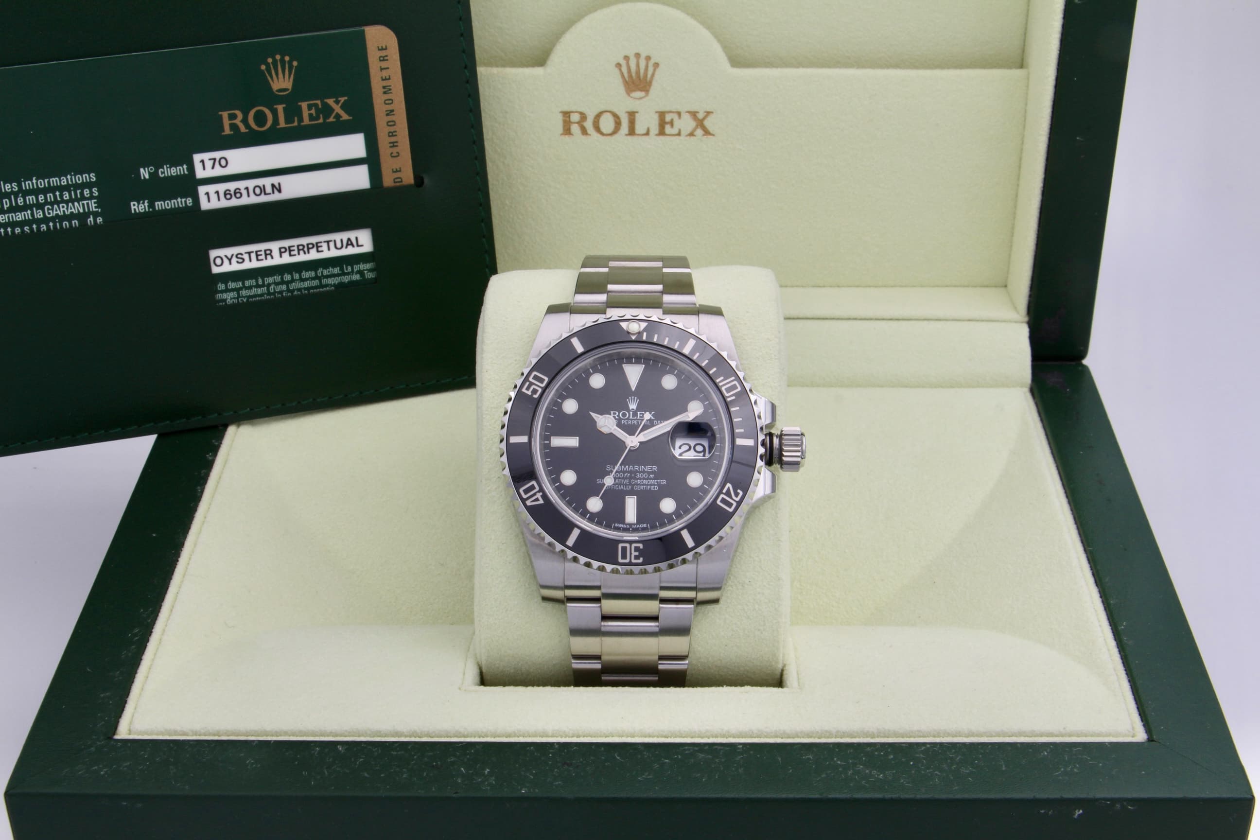 Rolex Submariner 116610LN from 2010