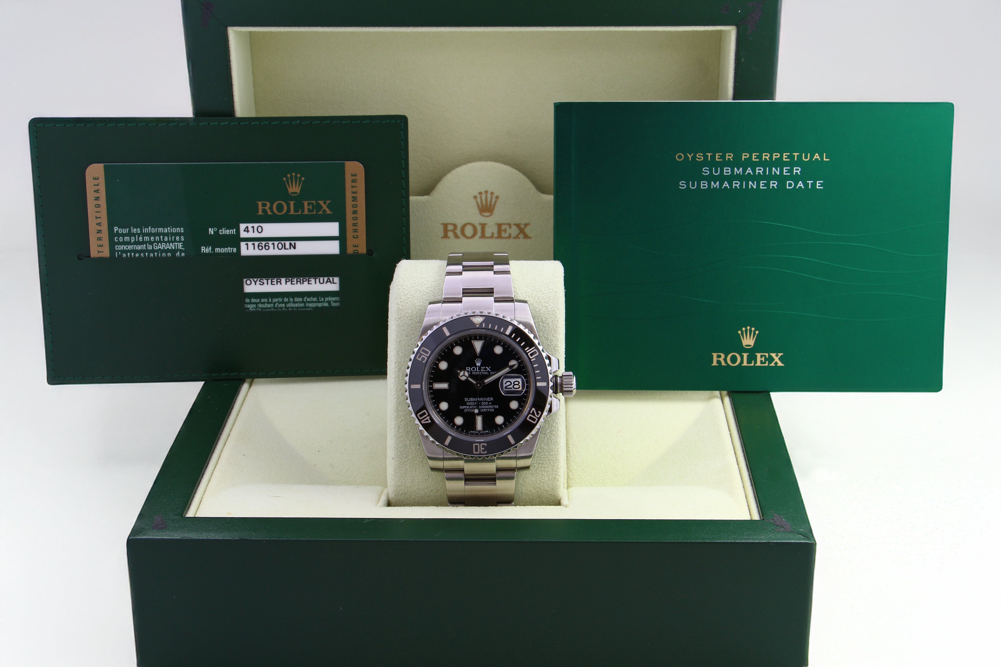 Rolex Submariner Date 116610LN del 2010