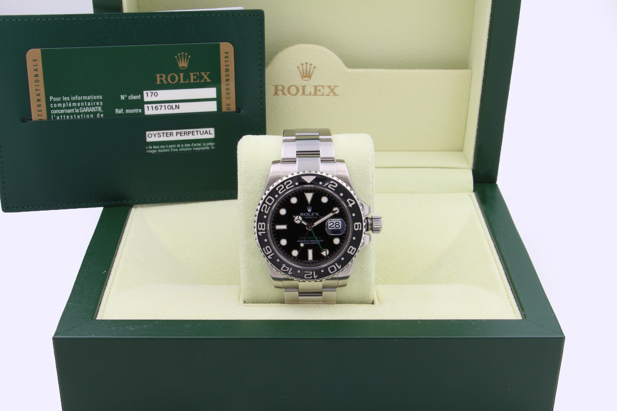 Rolex GMT-Master II  116710LN del 2010