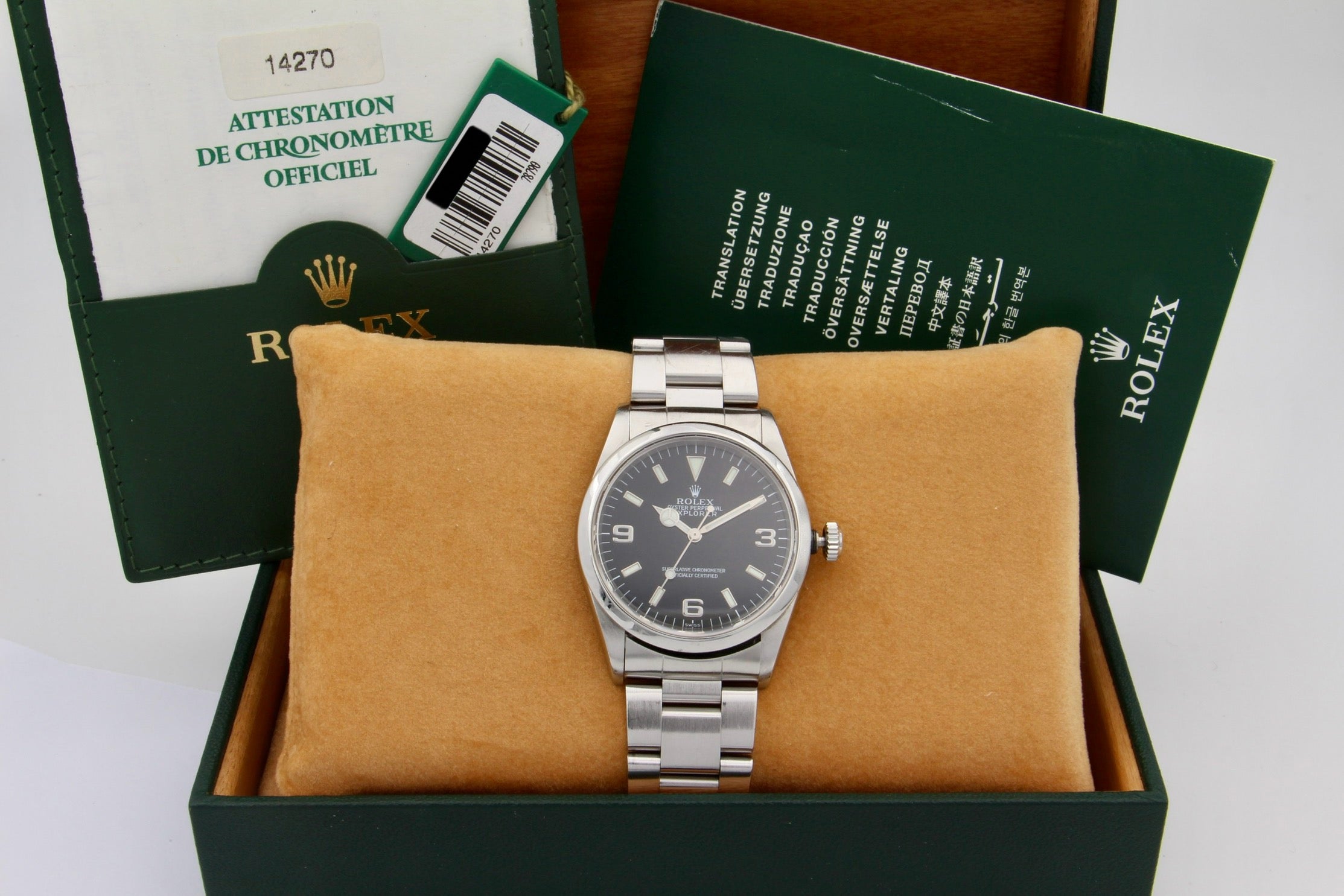 Rolex Explorer 14270 del 1998