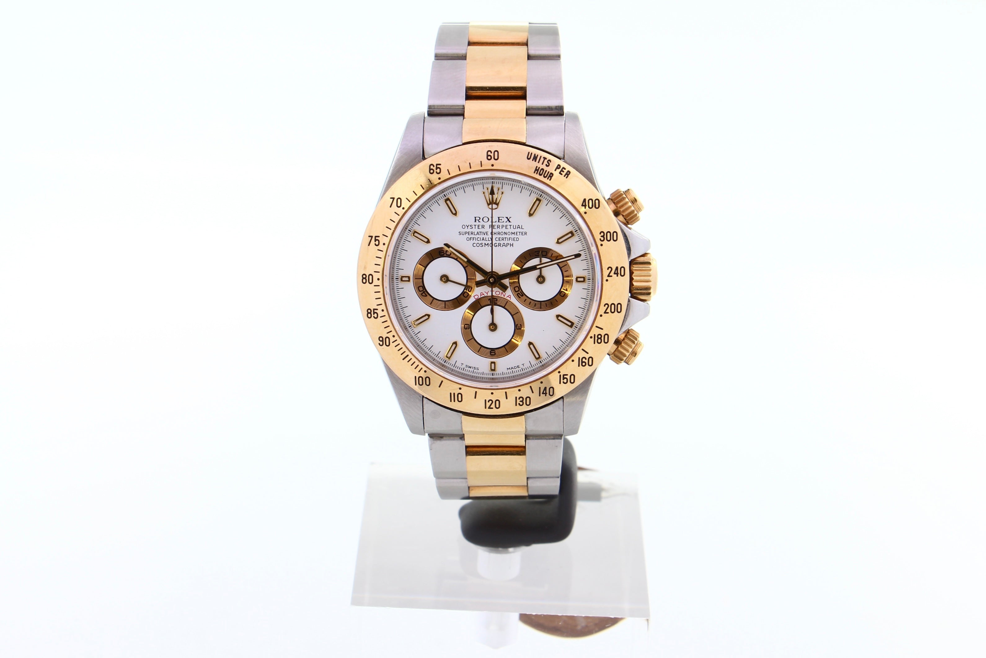 Rolex Daytona 16523 Zenith cadran blanc de 1999