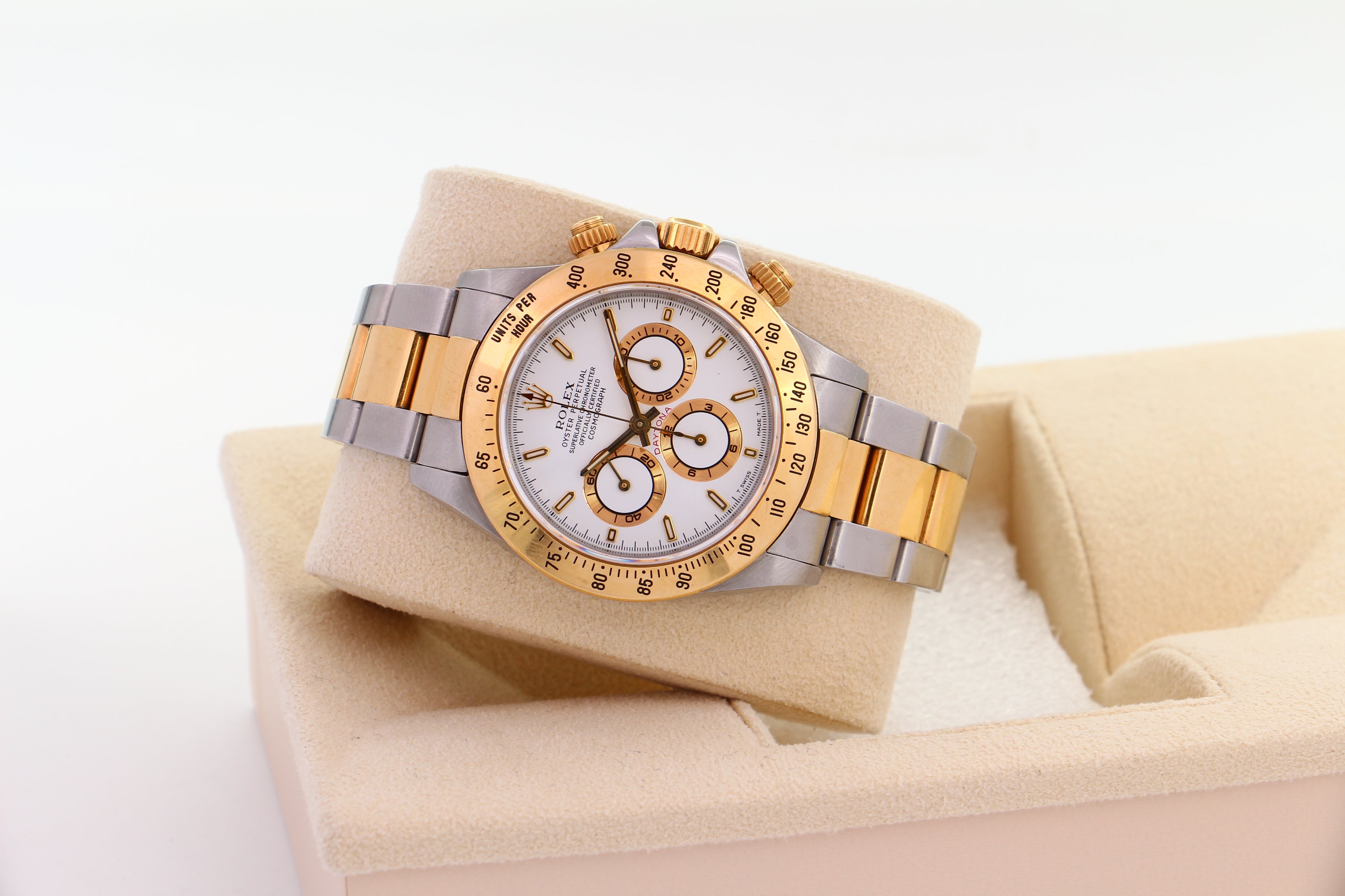 Rolex Daytona 16523 Zenith cadran blanc de 1999