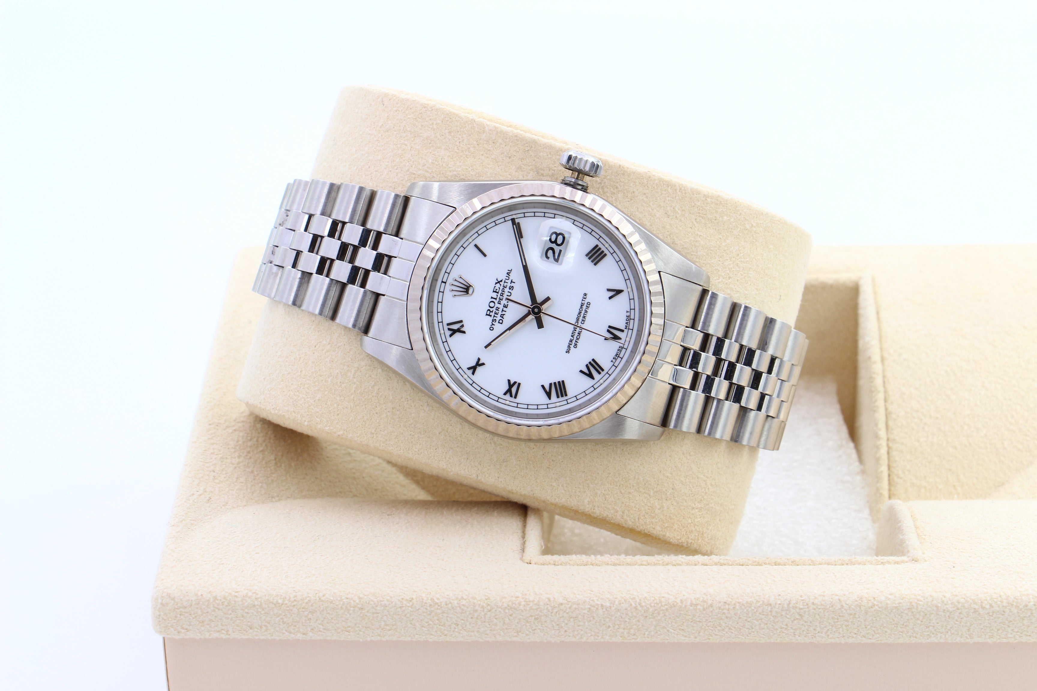 Rolex Datejust 116234 36mm White Dial Roulette 2007