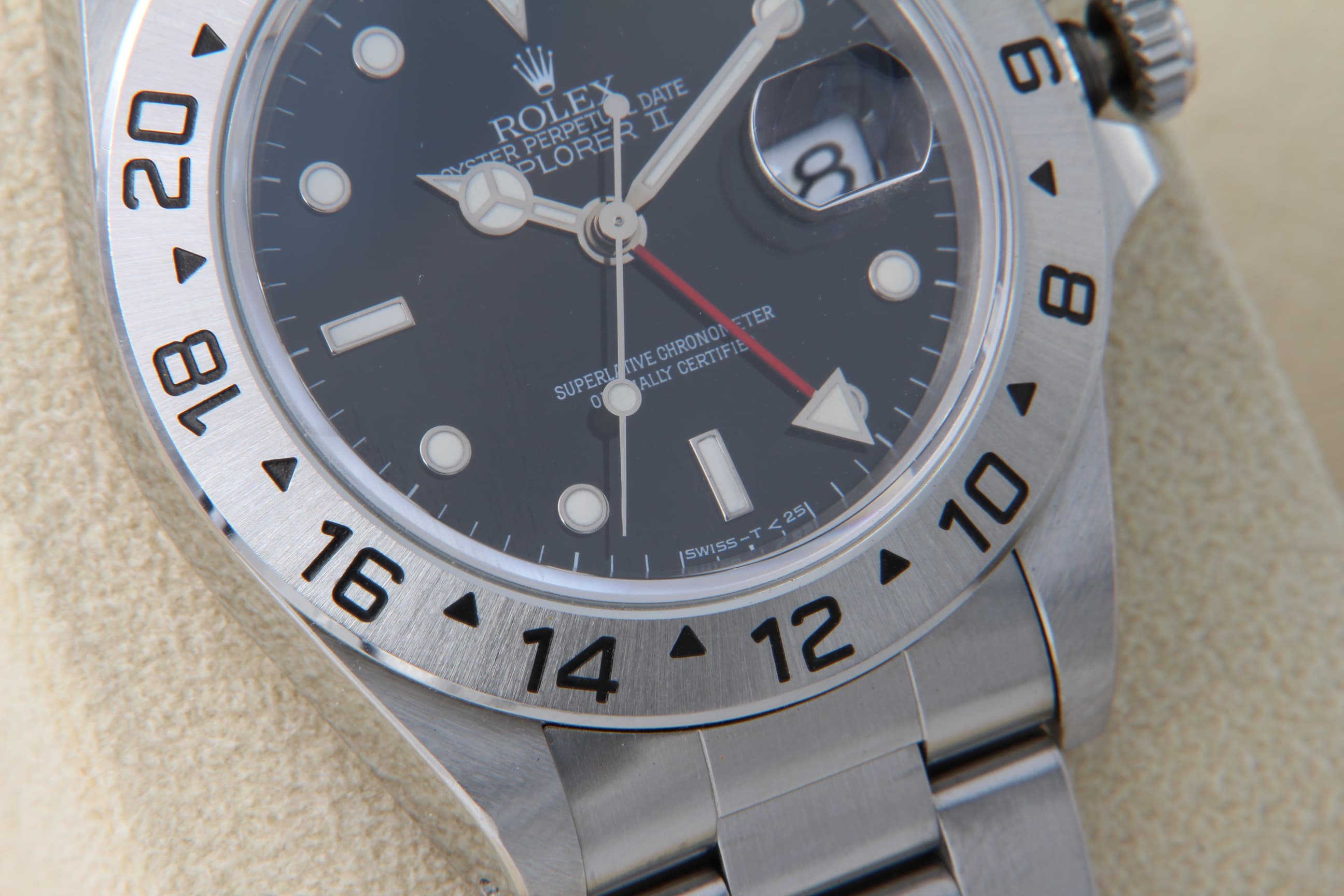 Rolex Explorer II 16570 quadrante nero del 1995