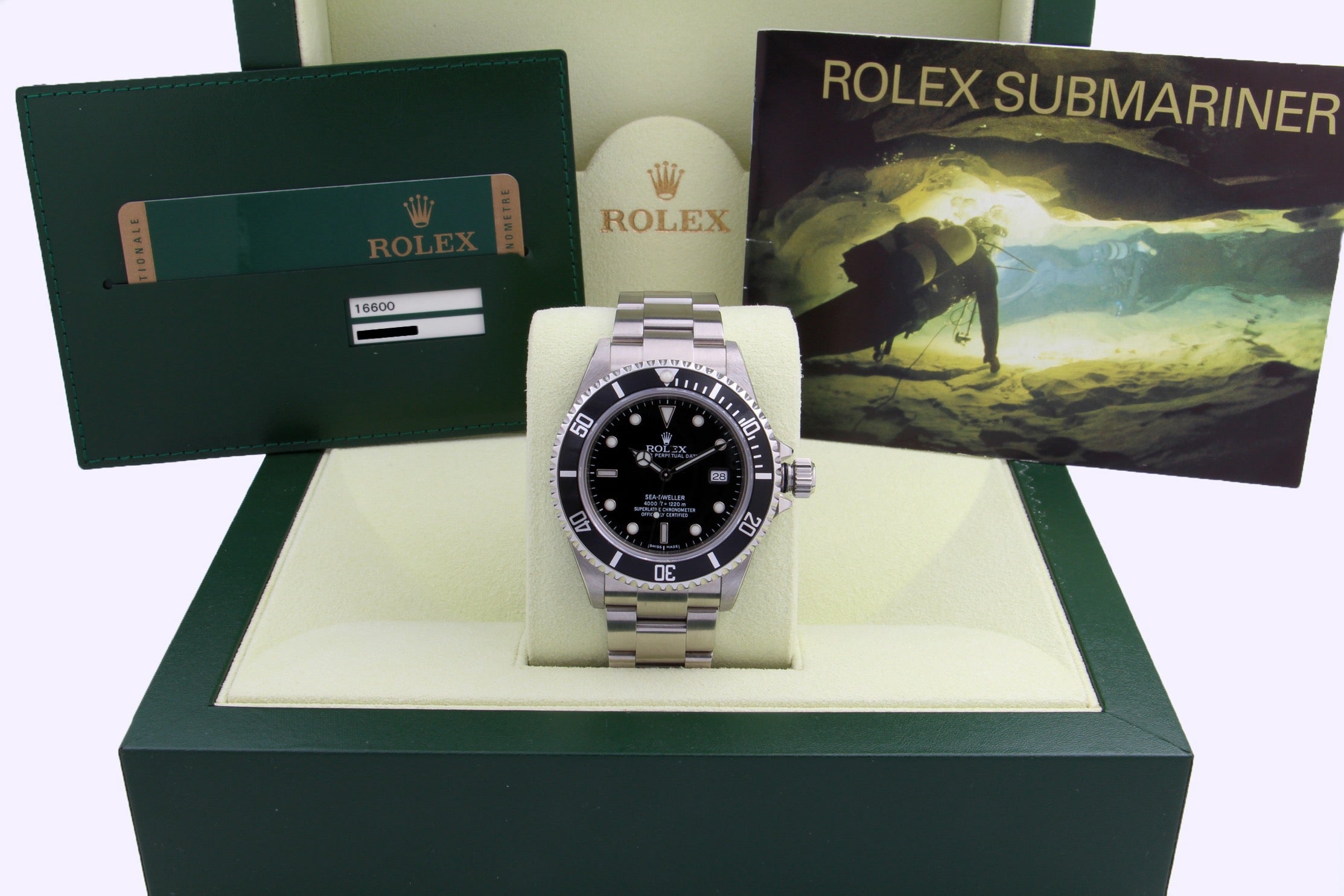 Rolex Sea-Dweller 16600T del 2008 garanzia Italia