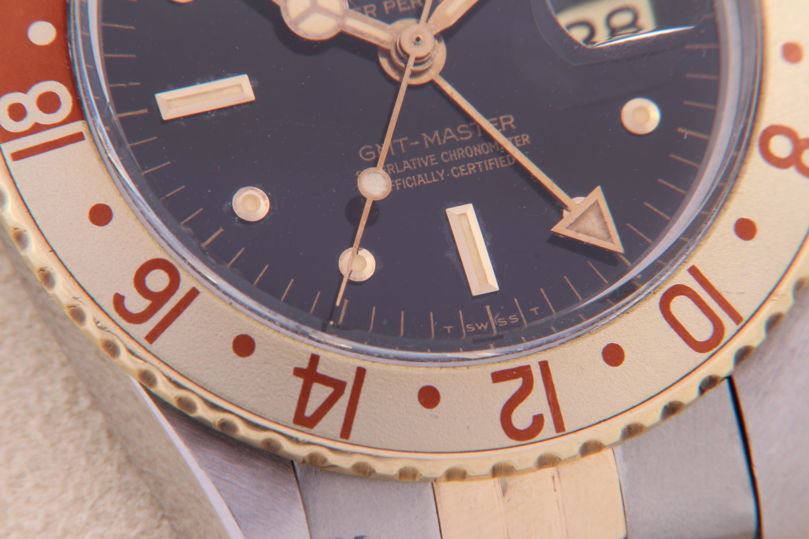 Rolex GMT-Master 1675 Tiger Eye Nipple Dial del 1979