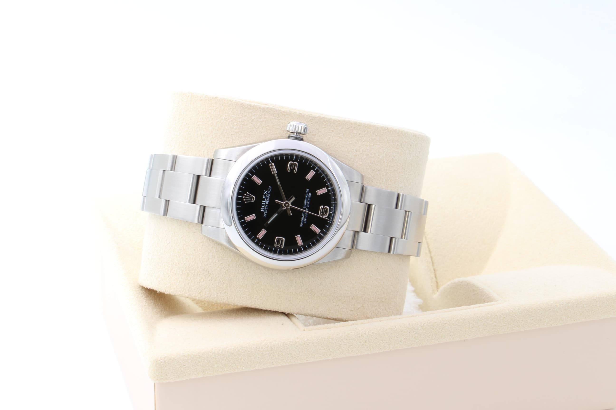 Rolex Oyster Perpetual 177200 cadran noir de 2008