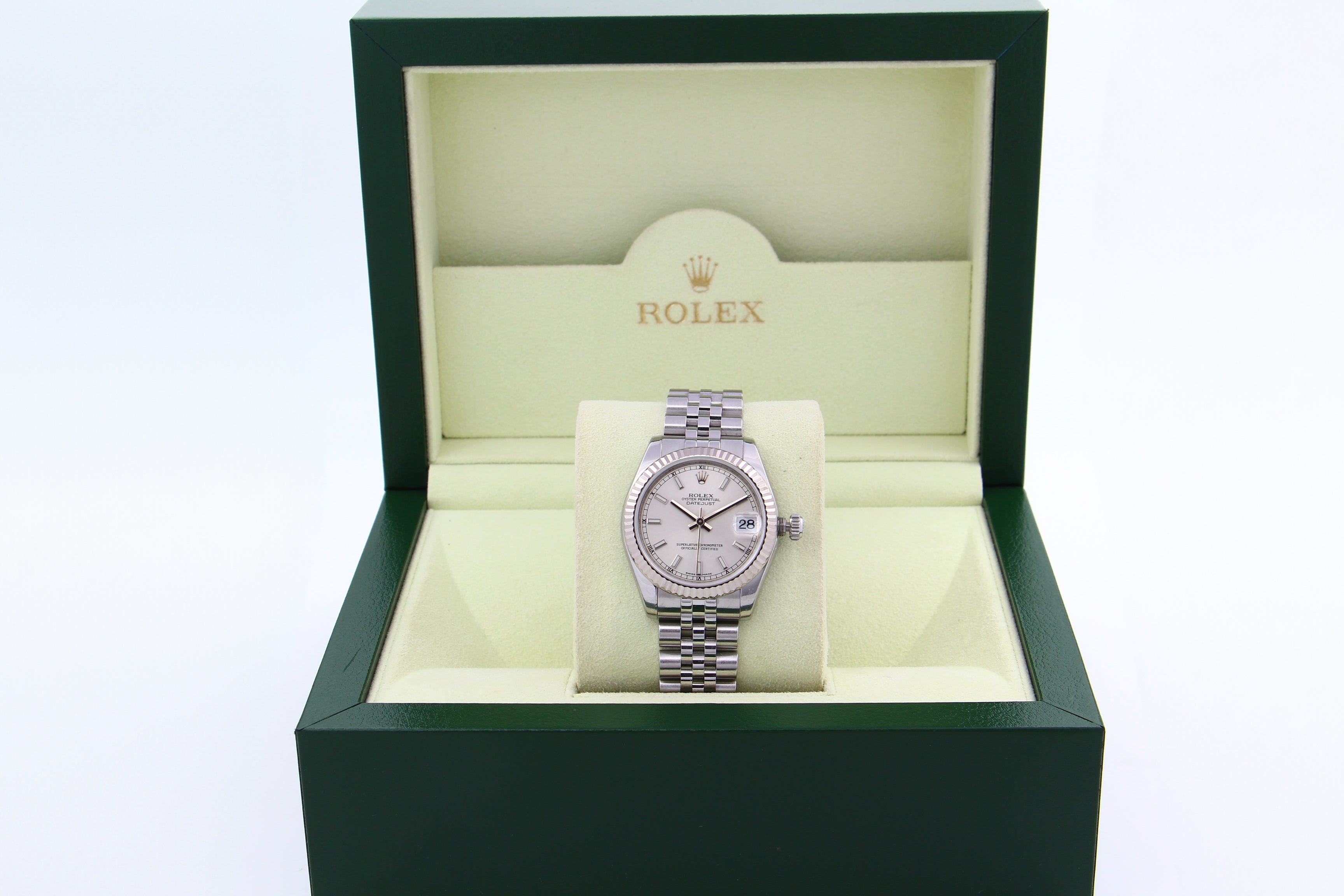 Rolex Datejust 178274 Cadran argenté 31 mm de 2009