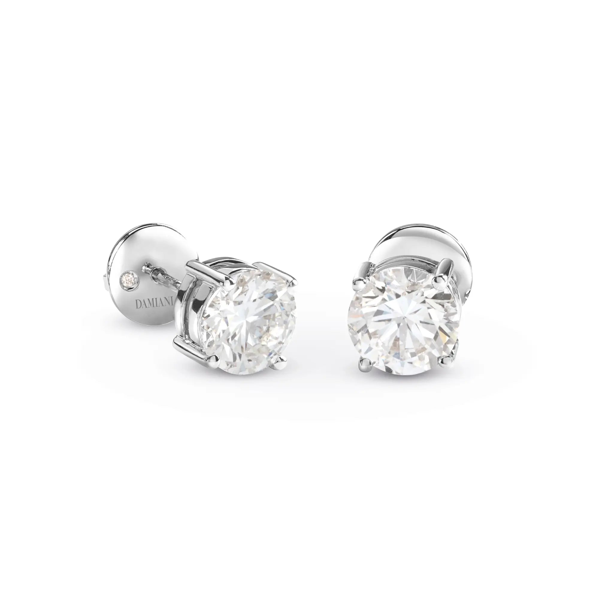 Boucles d'oreilles or blanc et diamants 0,50 ct Luce, Damiani