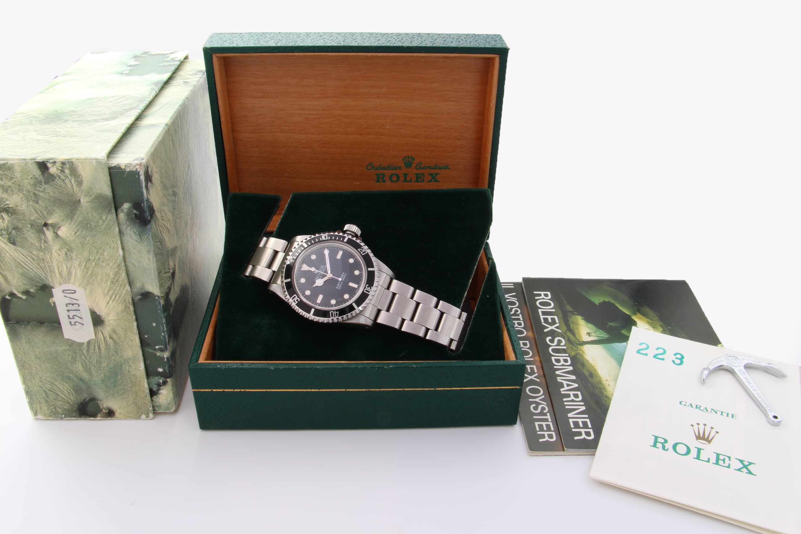 Rolex Submariner 5513 Glasses 1987