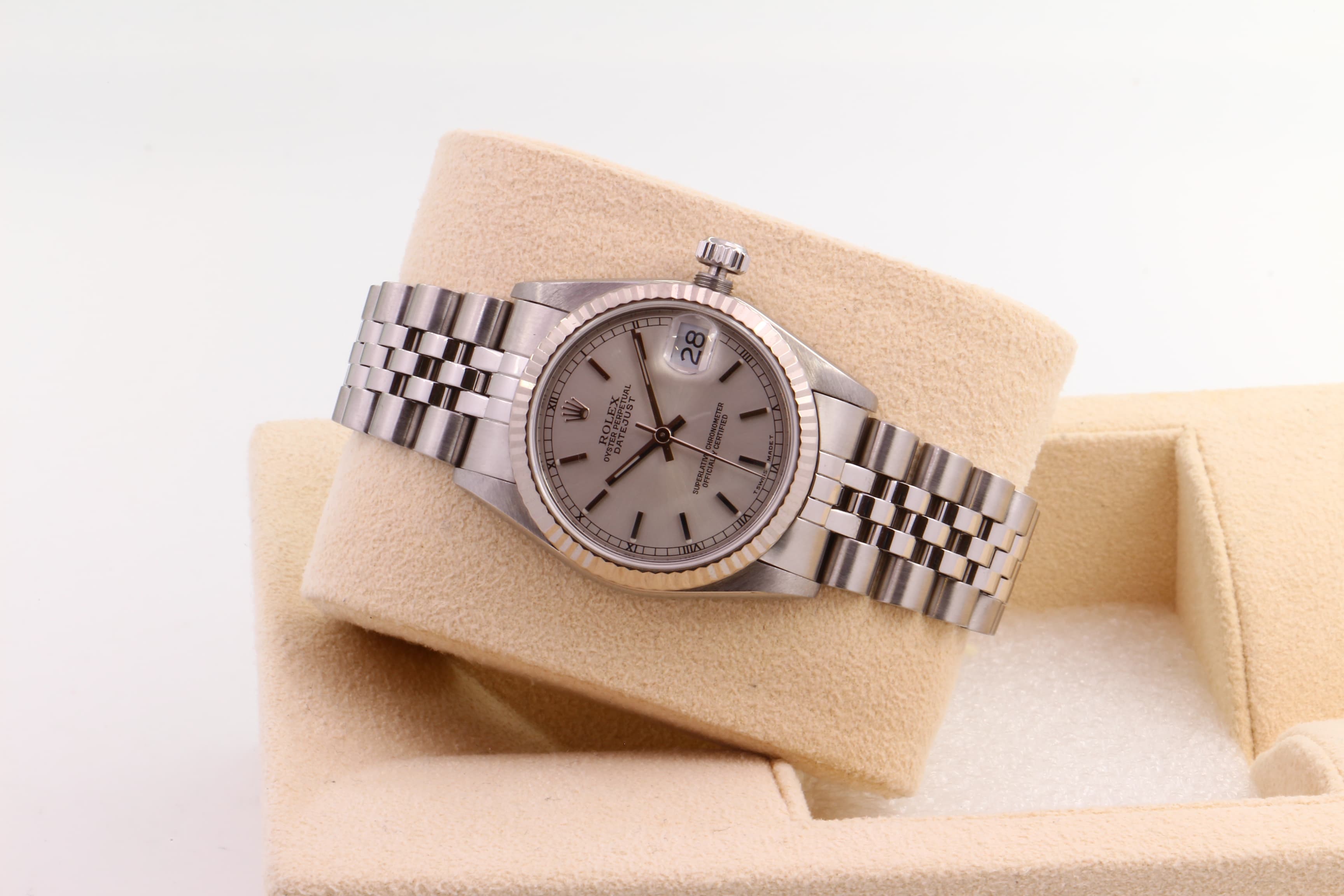 Rolex Datejust 68274 cadran argenté 31 mm de 1998