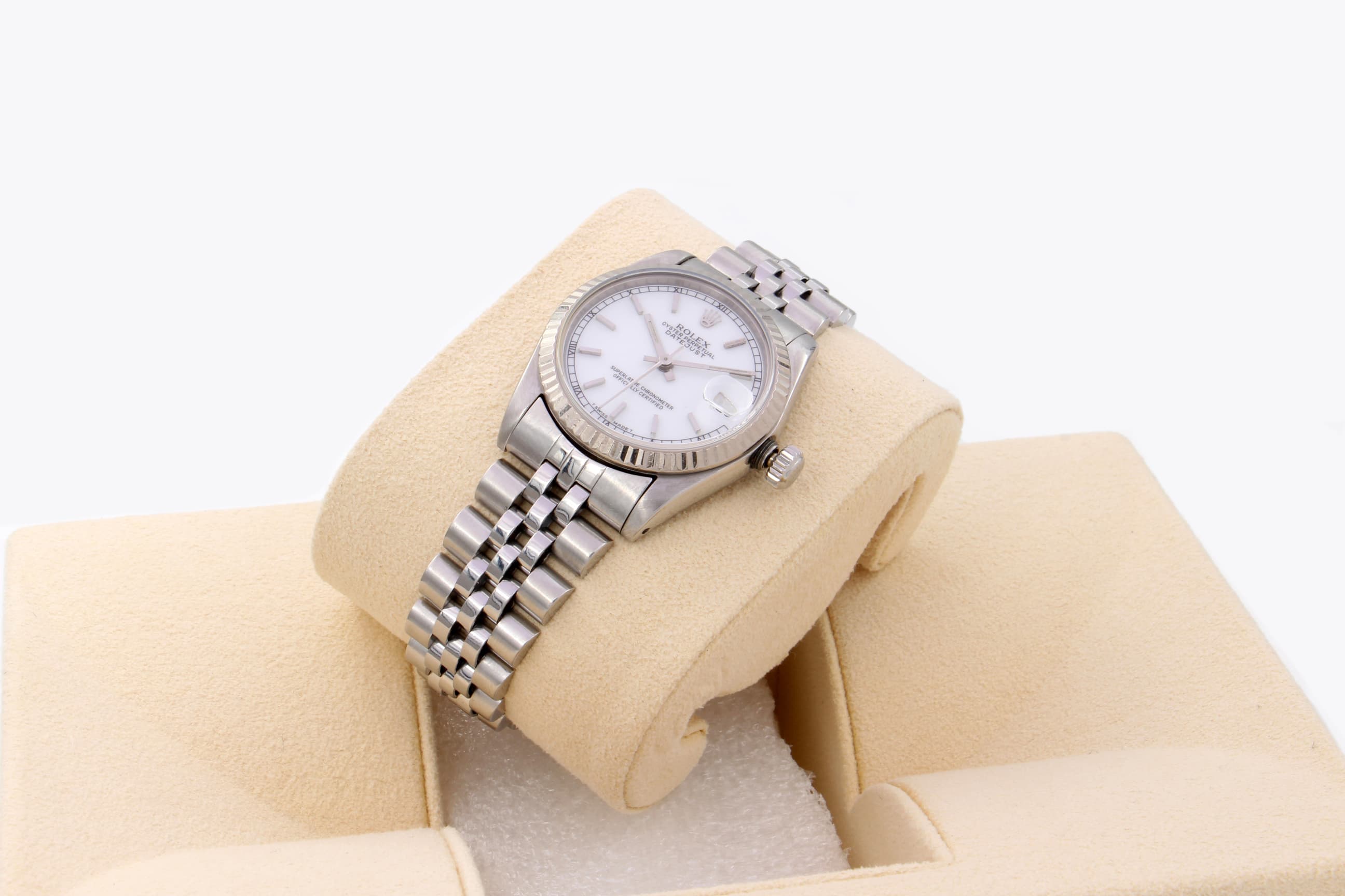 Rolex Datejust 68274 cadran blanc 31 mm de 1985