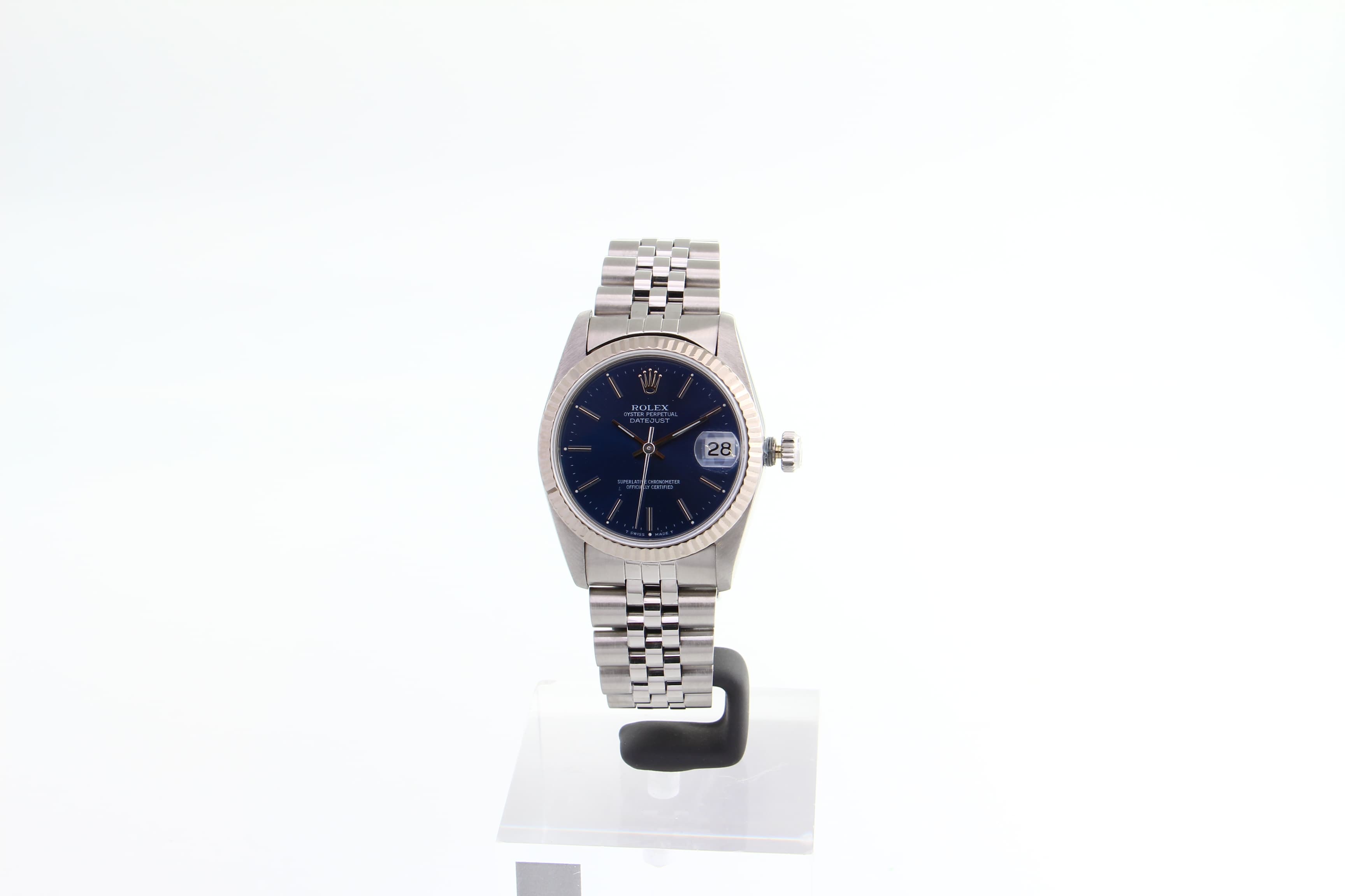 Rolex Datejust 68274 31mm Blue Dial 1988