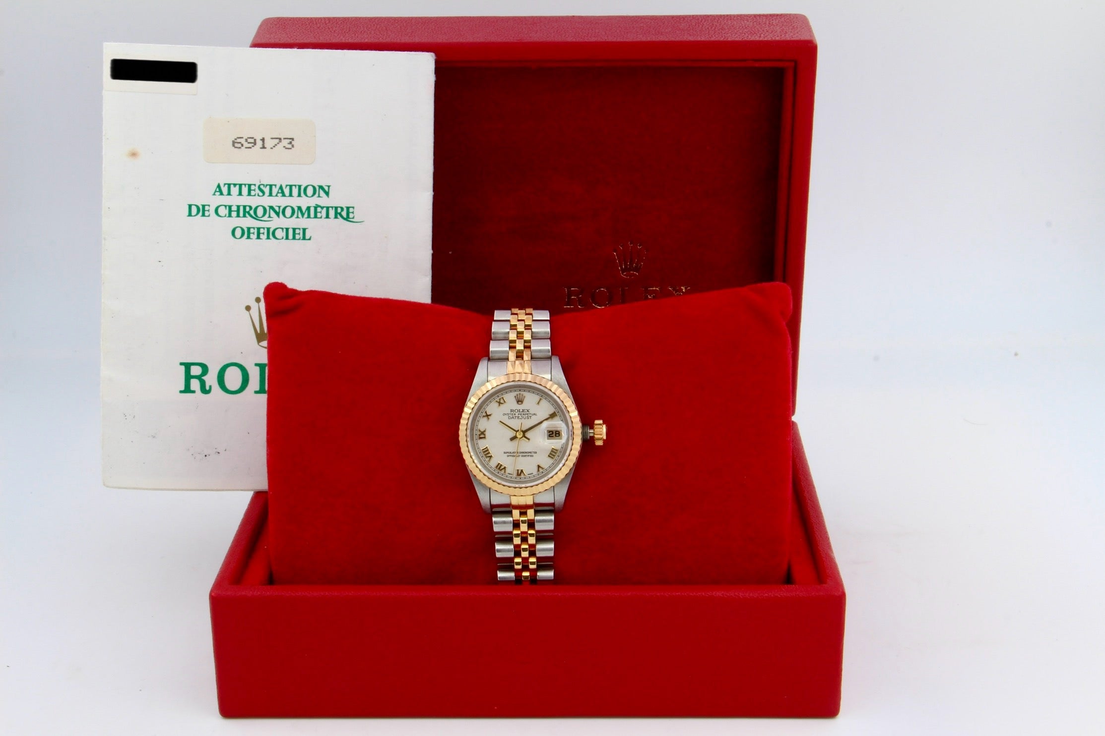 Rolex Datejust 68274 cadran blanc 31 mm de 1985