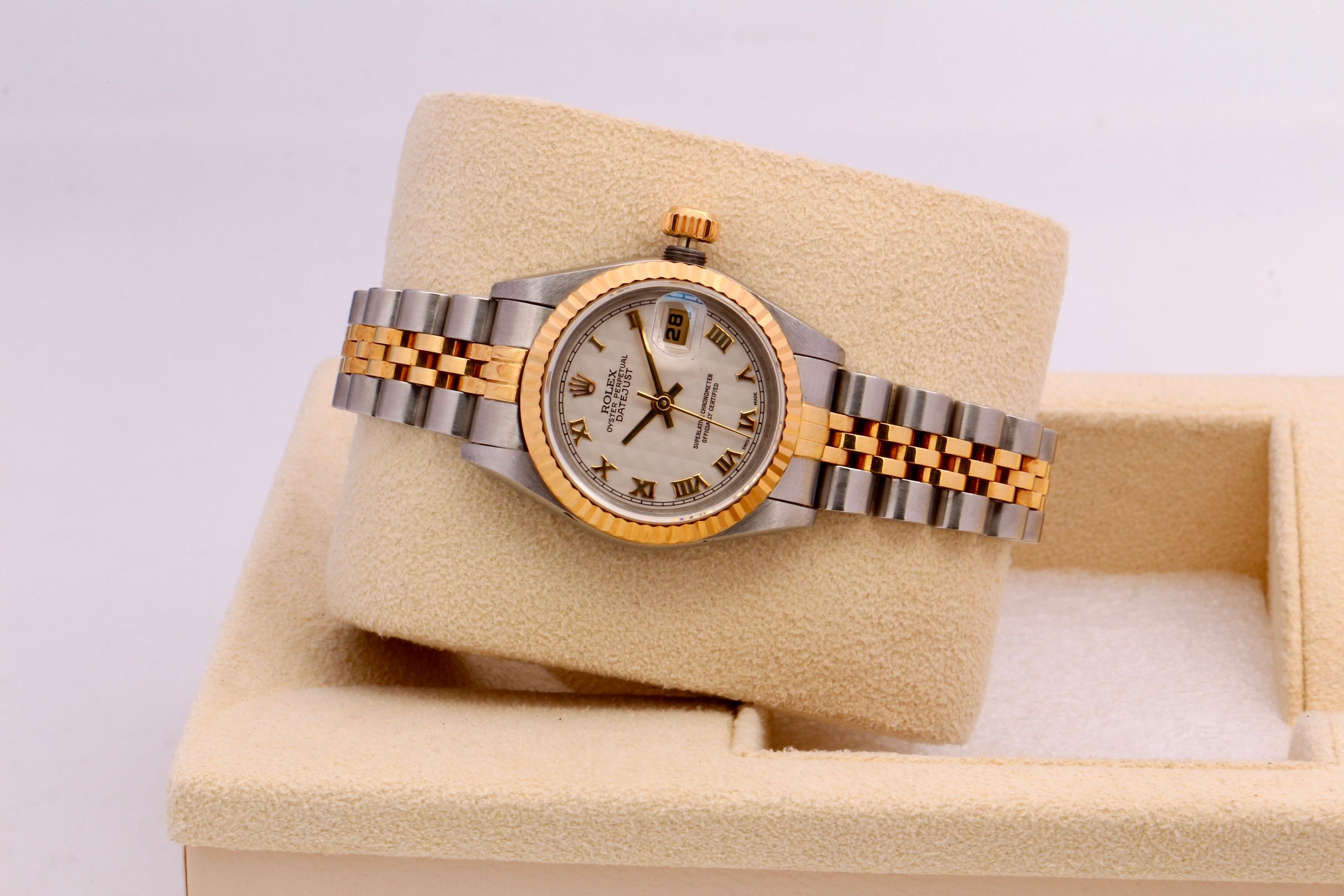 Rolex Datejust 68274 cadran blanc 31 mm de 1985