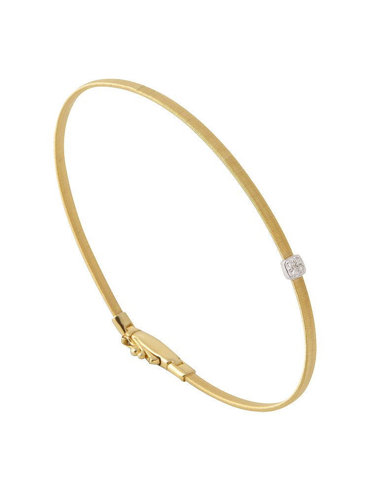 Thin bracelet with diamond pavé, Masai, Marco Bicego