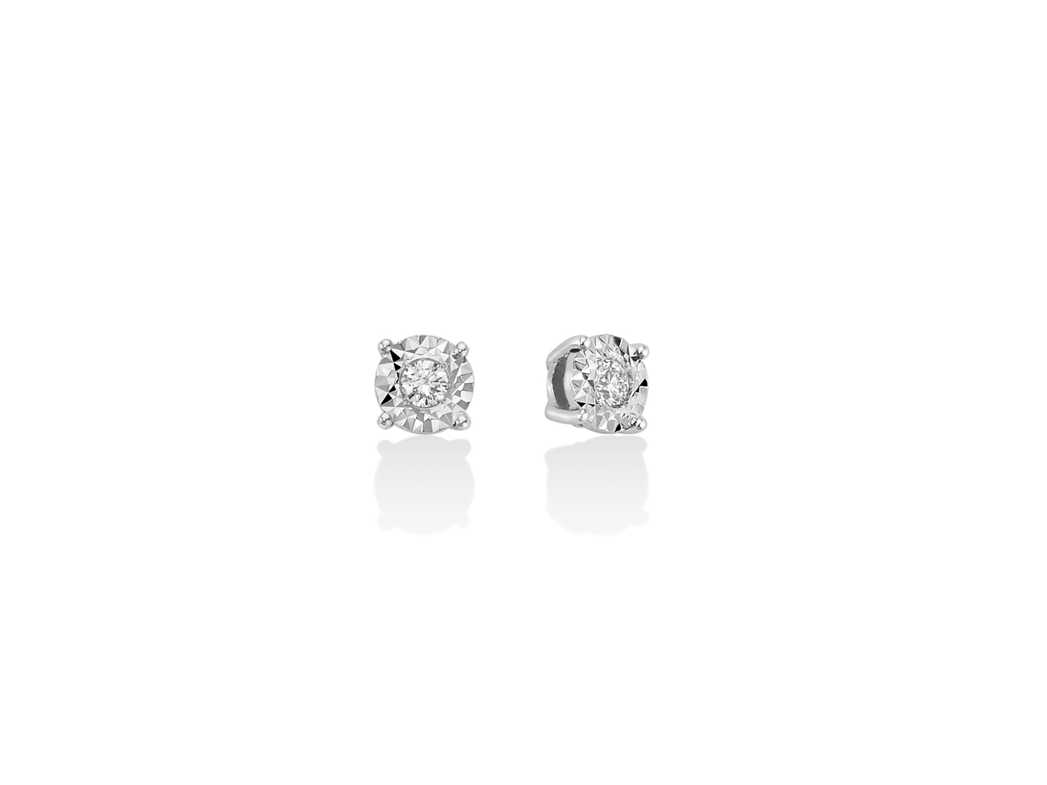 White gold and diamond earrings, Miluna