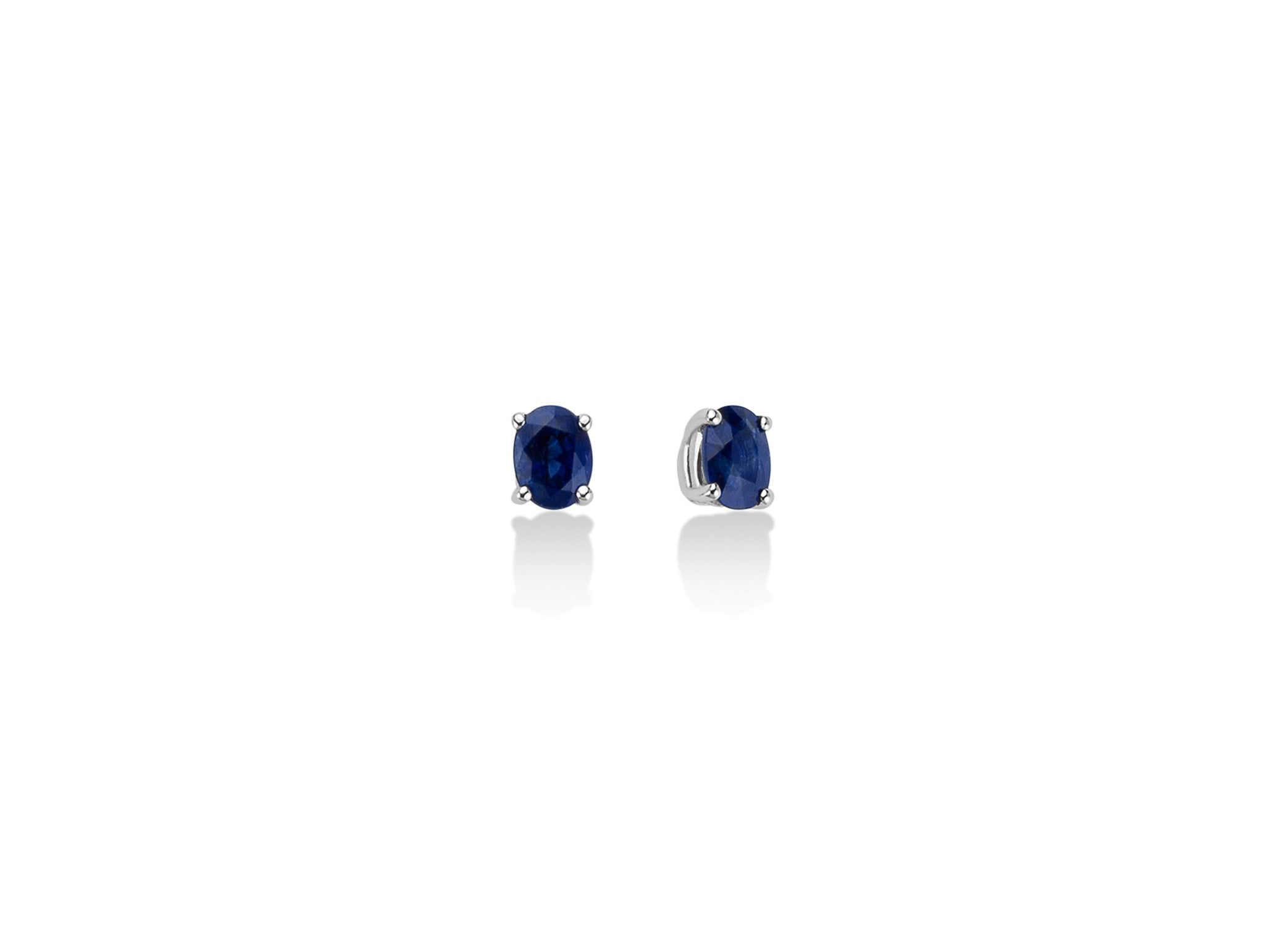 White gold and sapphire earrings, Miluna