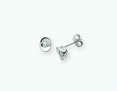 White gold and diamond light point earrings, Miluna