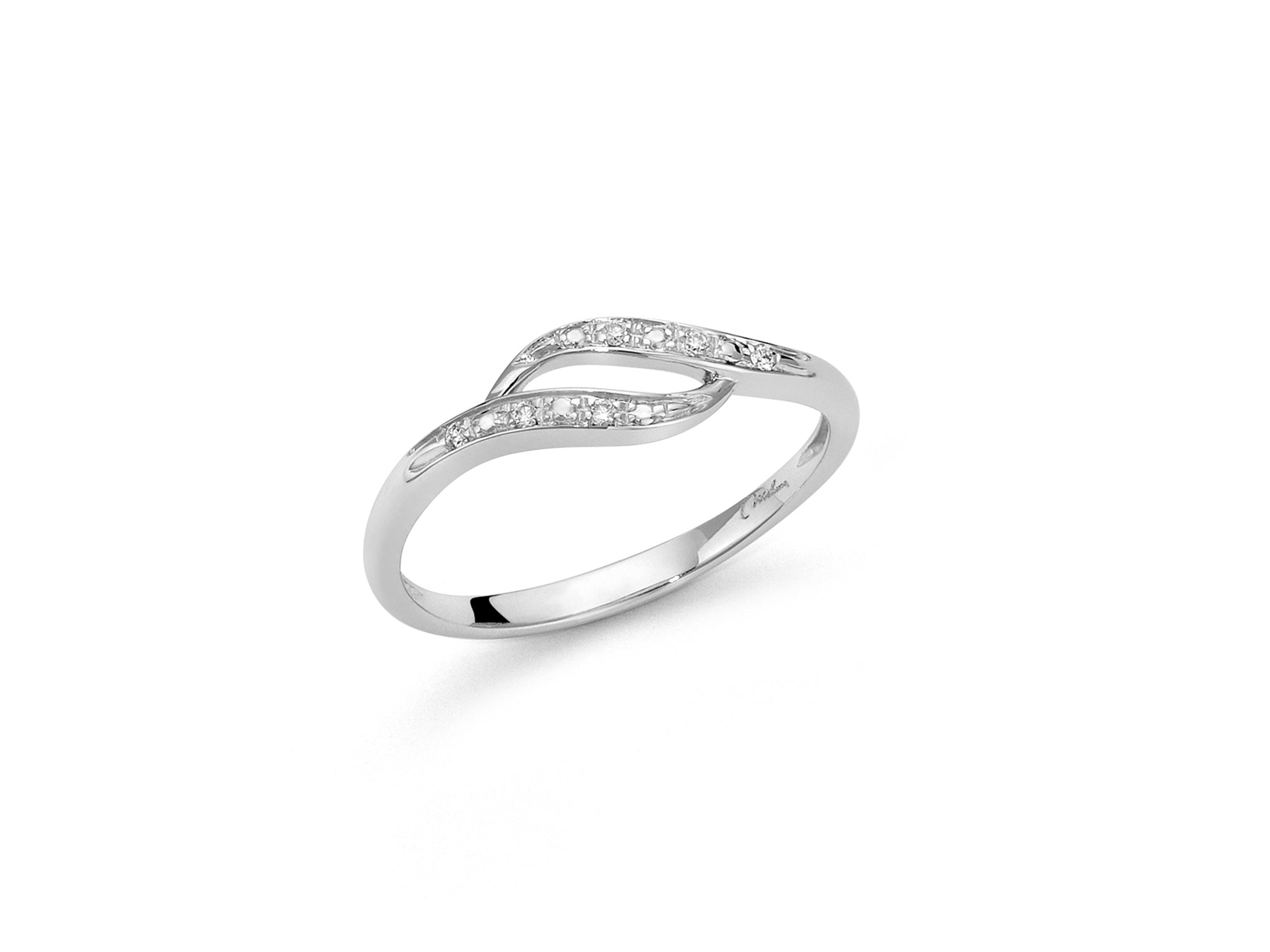 Bague en or blanc et diamants, Miluna (Copie)