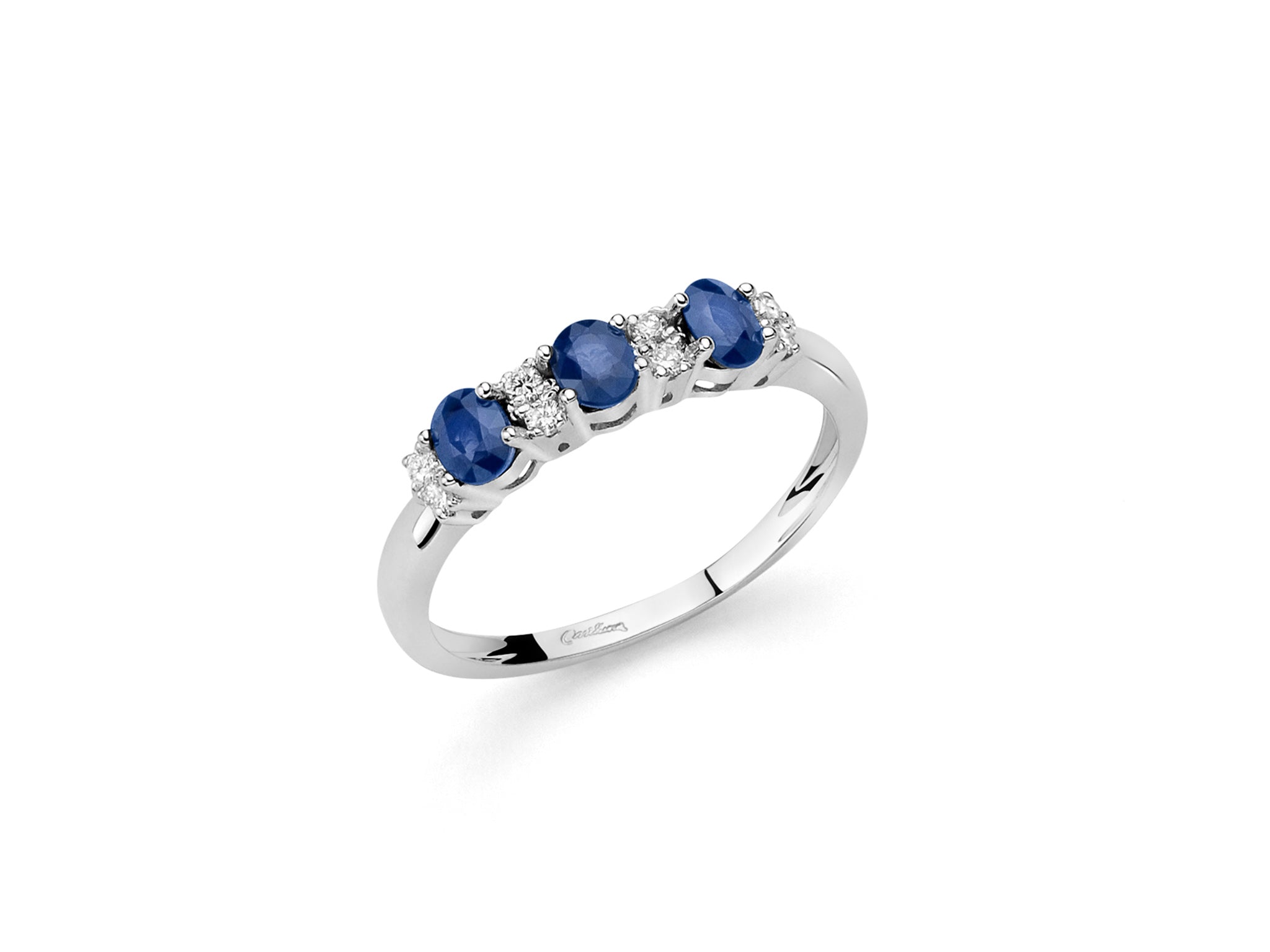 White gold, sapphire and diamond ring, Miluna