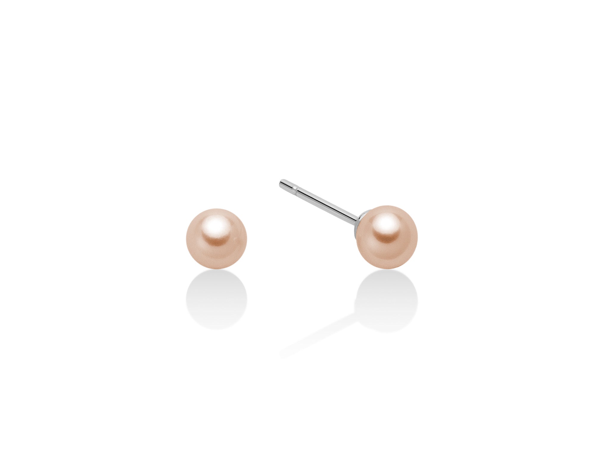 White gold and pearl earrings, Miluna