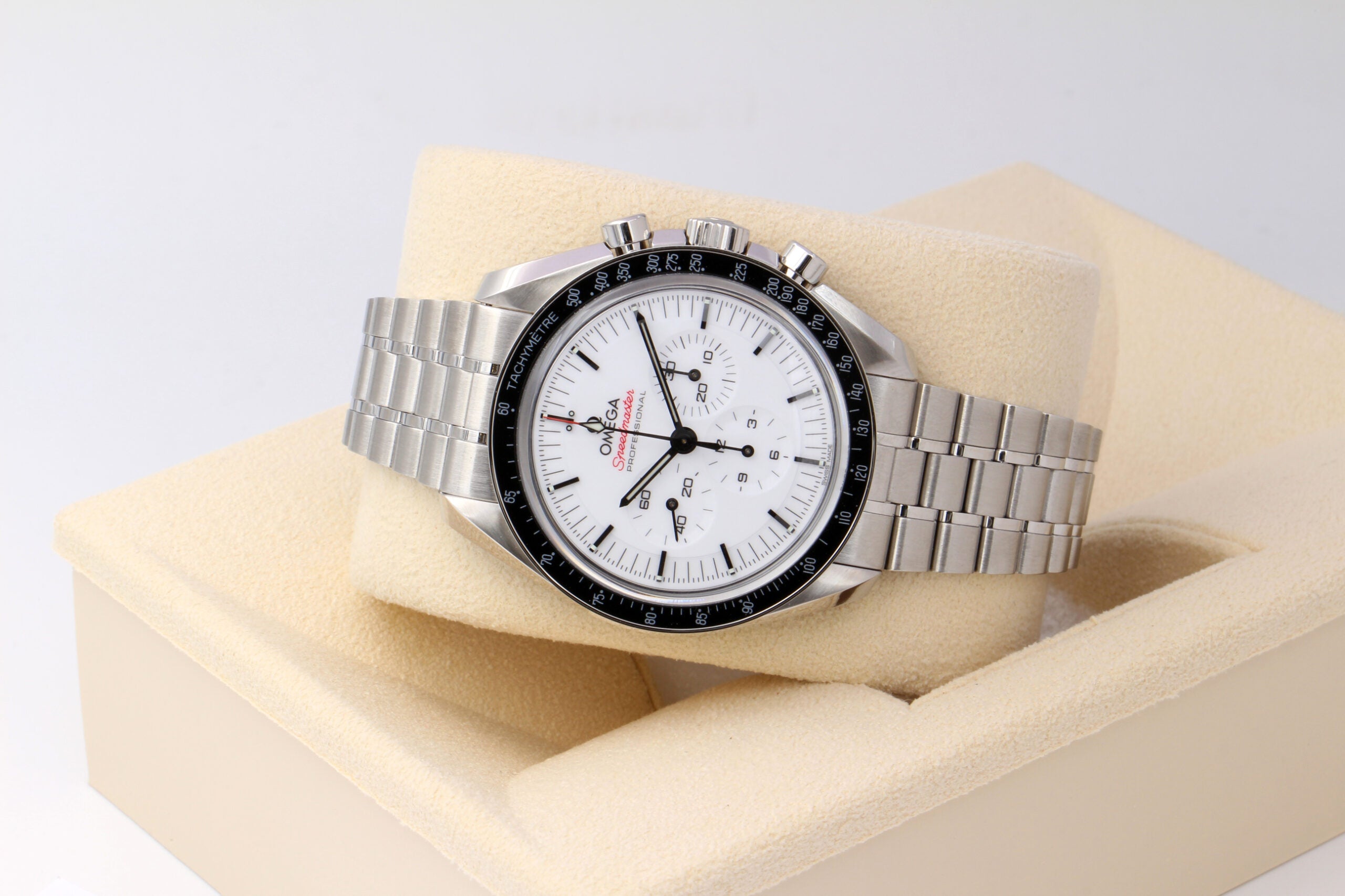 Omega Speedmaster Moonwatch Blanc de 2024