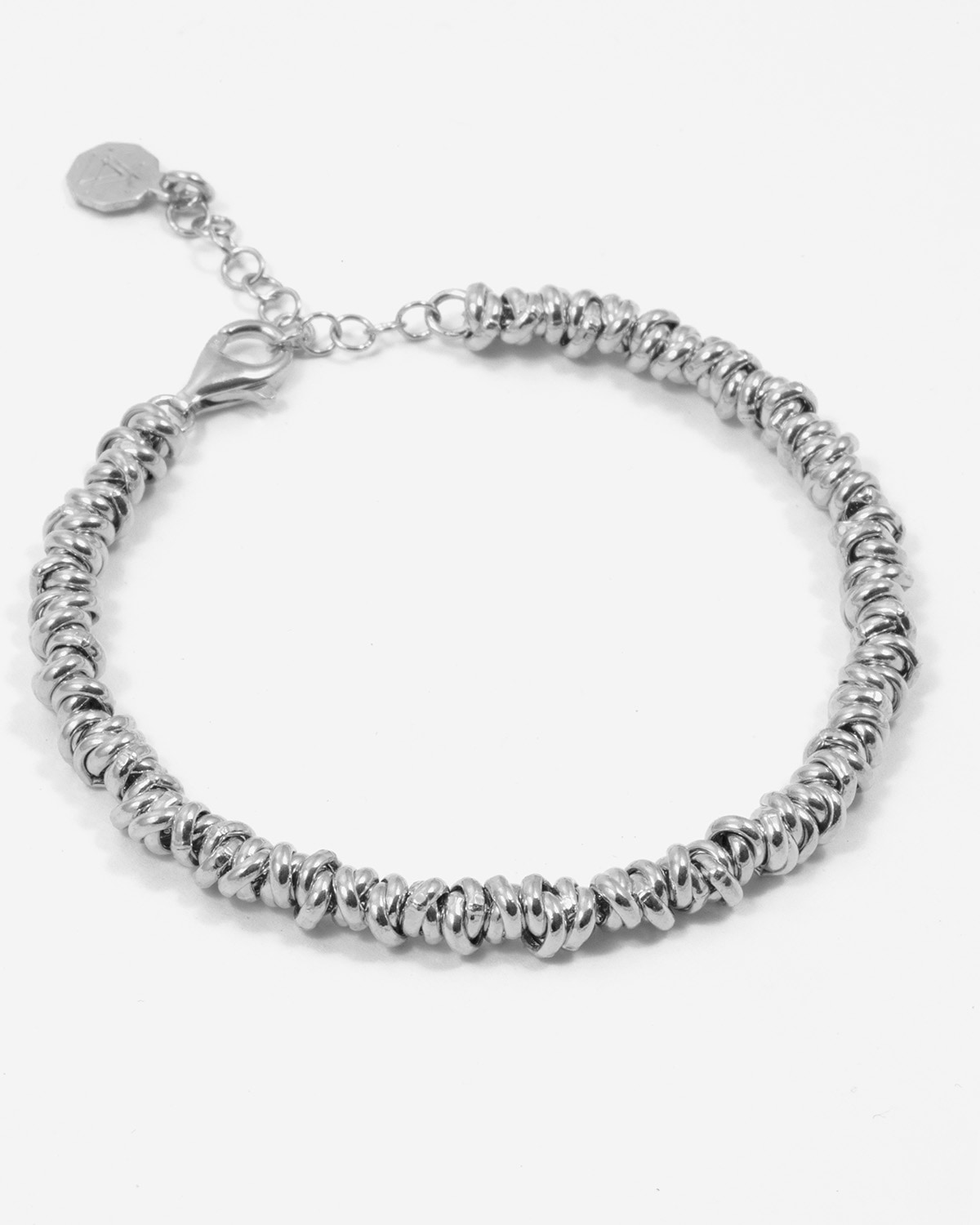 Bracciale in argento Anellini, Nove25