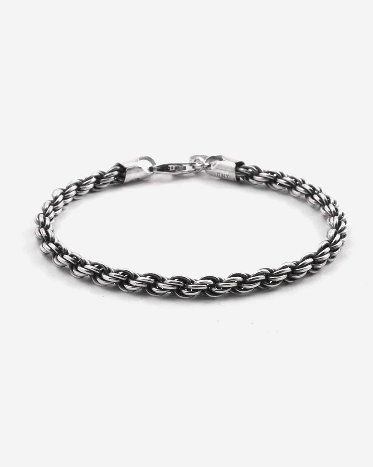 Bracciale in argento, corda 080 ,Nove25