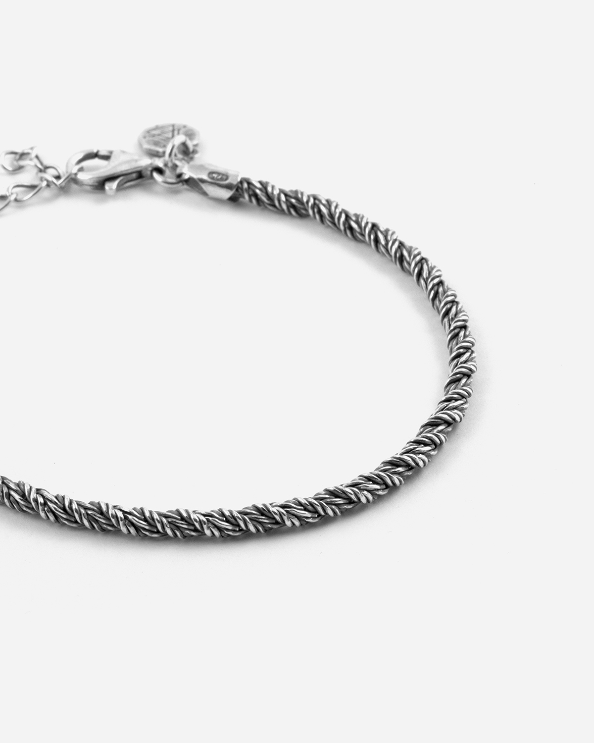 Bracciale in argento volpe piccolo, Nove25