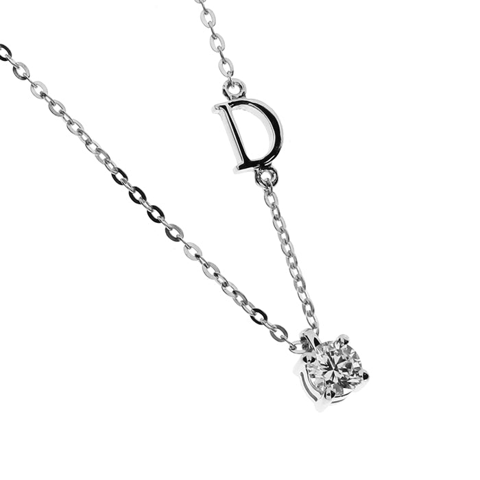 Collier or blanc et diamants Je te choisis, Damiani