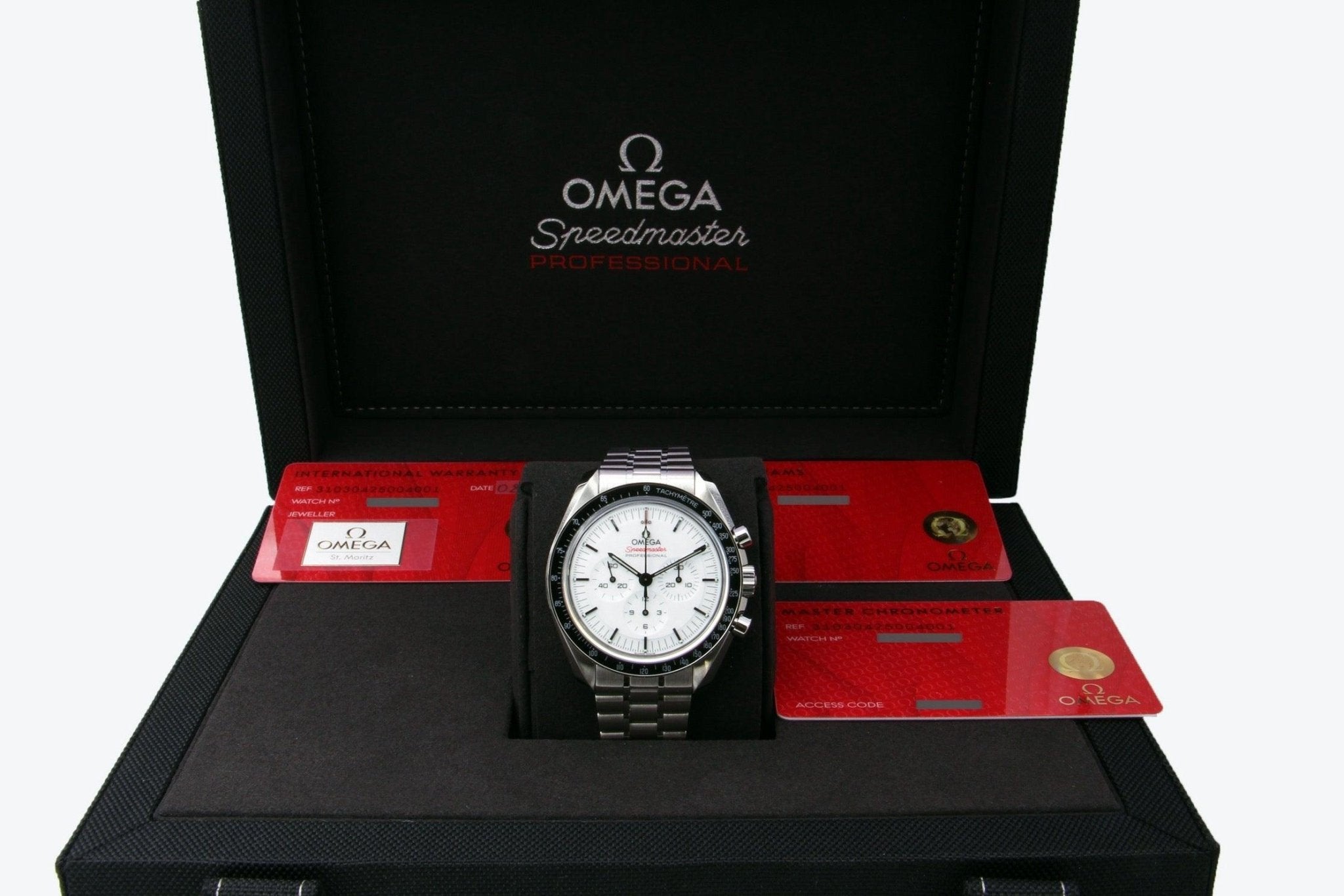 Omega Speedmaster Moonwatch Bianco del 2024 - Ferro Orologi e Gioielli