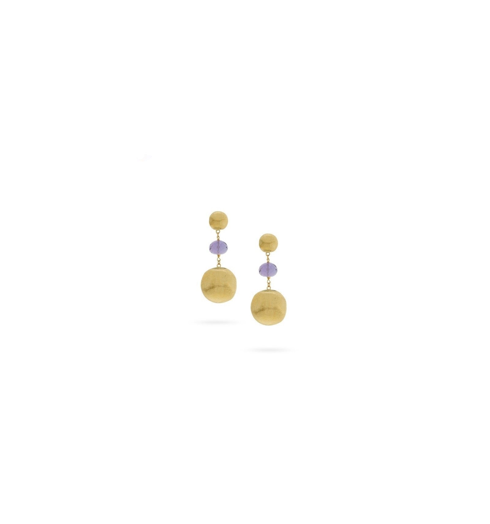 Boucles d'oreilles pendantes Améthyse, Afrique, Marco Bicego